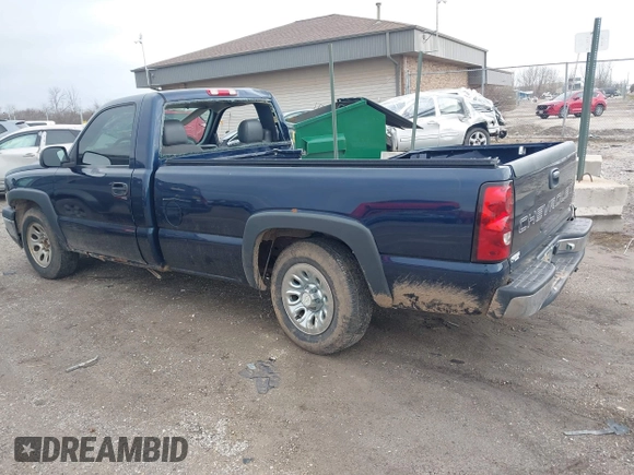 2006 Chevrolet Silverado 1500 Work Truck with VIN 3GCEC14X66G273992, listed as a IAAI auction lot 42093459 with 78,379 mi miles. Bid and sale history available at carsss.com. Image 3.