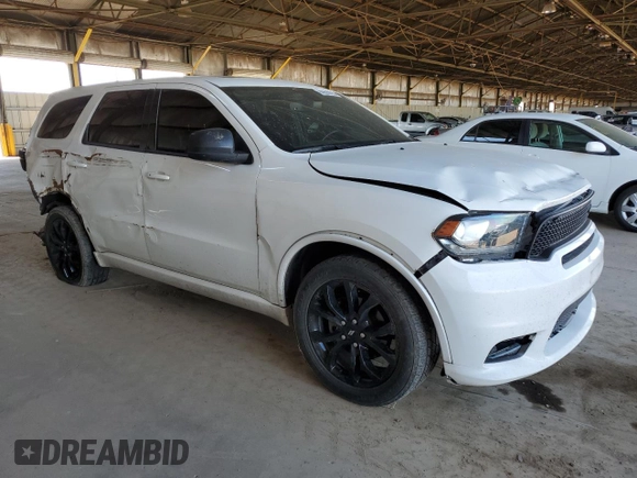 2019 Dodge Durango GT Plus with VIN 1C4RDJDG1KC743860, listed as a Copart auction lot 60695895 with 91,262 mi miles and Salvage title. Bid and sale history available at DreamBid. Image 4.