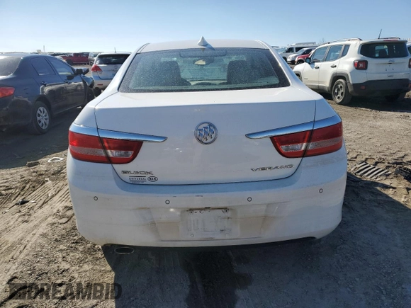 2015 Buick Verano Group with VIN 1G4PS5SK3F4197747, listed as a Copart auction lot 46801945 with 104,290 mi miles and Salvage title. Bid and sale history available at DreamBid. Image 6.
