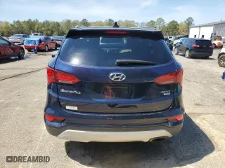2017 Hyundai Santa Fe Sport Luxury with VIN 5XYZUDLB5HG470790, listed as a Copart auction lot 50760095 with 161,172 mi miles and Salvage Title. Bid and sale history available at carsss.com. Image 6.