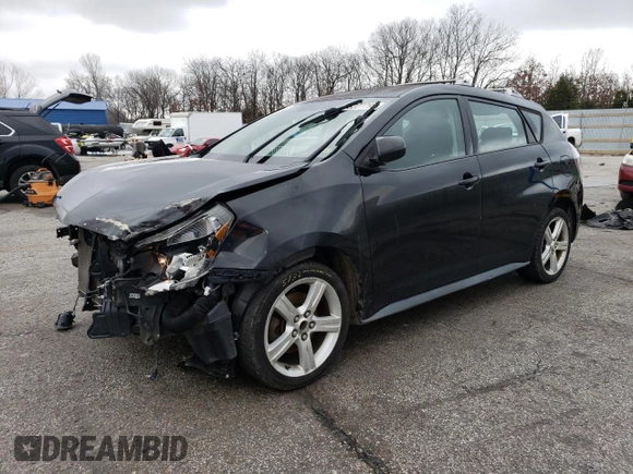 2009 Pontiac Vibe with VIN 5Y2SM670X9Z461303, listed as a Copart auction lot 43227795 with 140,771 mi miles and Salvage Title. Bid and sale history available at carsss.com. Image 1.