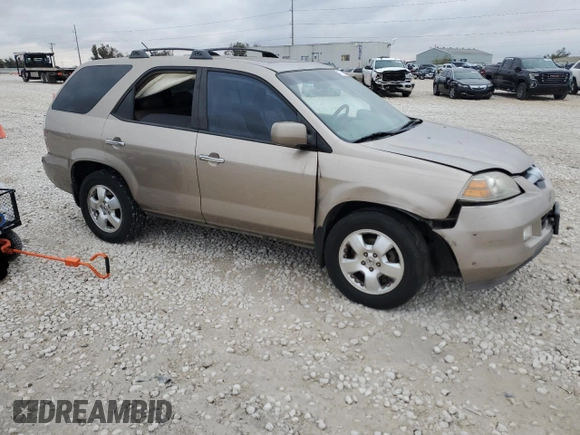 2004 Acura MDX with VIN 2HNYD18204H519600, listed as a Copart auction lot 77792274 with 214,793 mi miles and Salvage Title. Bid and sale history available at carsss.com. Image 4.