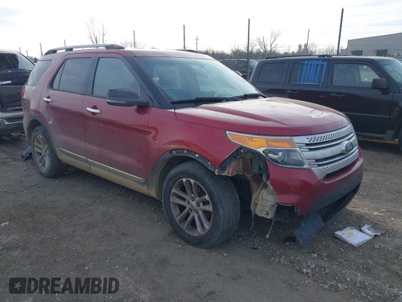 2013 Ford Explorer XLT with VIN 1FM5K7D80DGA33372, listed as a IAAI auction lot 41380497 with 165,784 mi miles and . Bid and sale history available at DreamBid. Image 1.