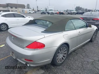 2005 BMW 6 Series 645Ci with VIN WBAEK73495B324371, listed as a IAAI auction lot 41496290 with 109,251 mi miles. Bid and sale history available at carsss.com. Image 4.