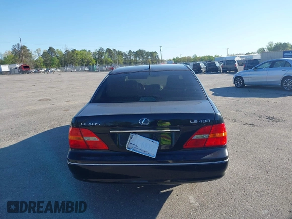 2001 Lexus LS 430 with VIN JTHBN30F710042861, listed as a IAAI auction lot 41895357 with Not Provided miles. Bid and sale history available at carsss.com. Image 15.
