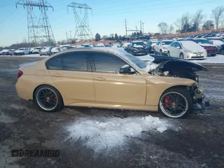 2015 BMW 3 Series 335i xDrive with VIN WBA3B9G56FNR94692, listed as a IAAI auction lot 41385912 with 97,897 mi miles and . Bid and sale history available at carsss.com. Image 14.