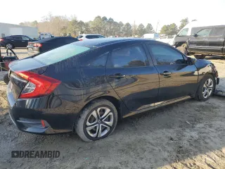 2016 Honda Civic Sedan LX with VIN 2HGFC2F51GH529383, listed as a Copart auction lot 48741615 with 102,407 mi miles and Salvage Title. Bid and sale history available at carsss.com. Image 3.