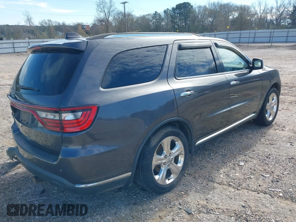 2015 Dodge Durango SXT with VIN 1C4RDHAG0FC771247, listed as a IAAI auction lot 41255016 with 171,668 mi miles and . Bid and sale history available at DreamBid. Image 4.