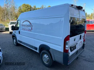 2017 Ram ProMaster Cargo with VIN 3C6TRVCG6HE537734, listed as a Copart auction lot 76005984 with 218,832 mi miles and Salvage Title. Bid and sale history available at carsss.com. Image 3.