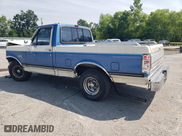 1990 Ford F-150 with VIN 1FTDF15N7LNA52632, listed as a Copart auction lot 60468495 with 8,445 mi miles and Salvage title. Bid and sale history available at DreamBid. Image 2.