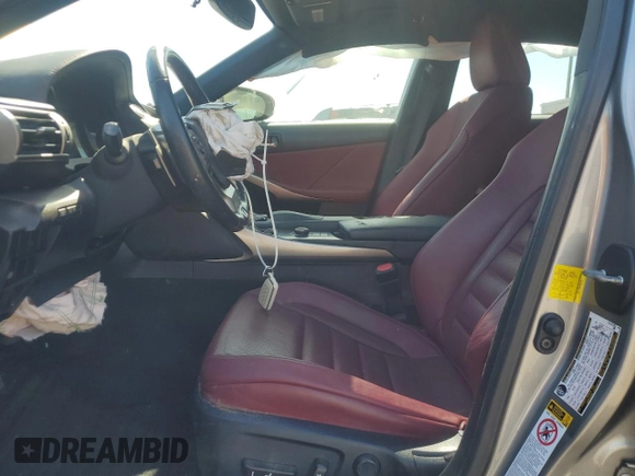 2015 Lexus IS 250 with VIN JTHCF1D20F5029733, listed as a Copart auction lot 54799855 with 61,185 mi miles and Salvage title. Bid and sale history available at DreamBid. Image 7.