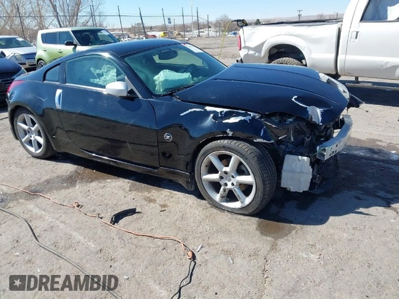 2005 Nissan 350Z Touring with VIN JN1AZ34E25M650632, listed as a IAAI auction lot 41645033 with Not Provided miles. Bid and sale history available at carsss.com. Image 1.
