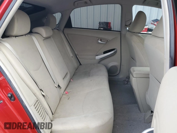 2011 Toyota Prius I with VIN JTDKN3DU8B5351267, listed as a Copart auction lot 54181185 with 126,289 mi miles and Salvage Title. Bid and sale history available at carsss.com. Image 11.