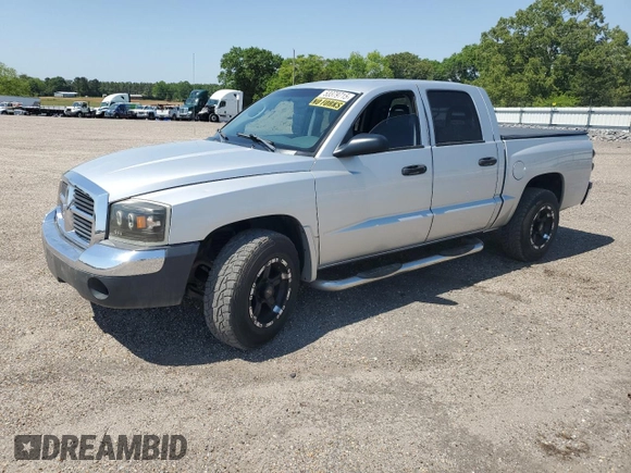 2005 Dodge Dakota SLT with VIN 1D7HE48N35S223260, listed as a Copart auction lot 53379715 with 166,892 mi miles and Clean Title. Bid and sale history available at DreamBid. Image 1.