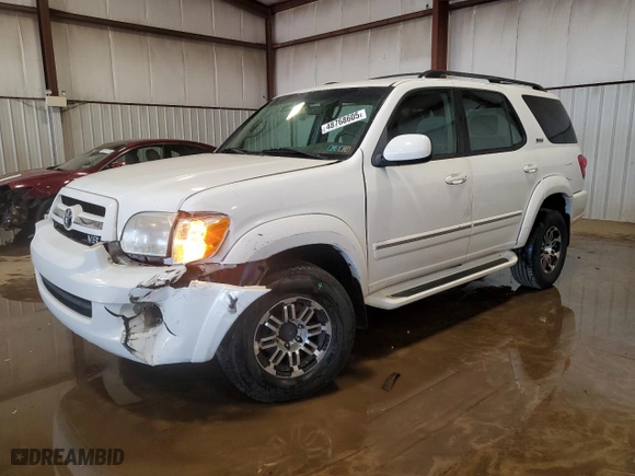 2006 Toyota Sequoia SR5 with VIN 5TDBT44A16S270175, listed as a Copart auction lot 48768605 with 228,446 mi miles and Salvage Title. Bid and sale history available at carsss.com. Image 1.