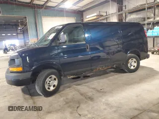 2012 Chevrolet Express Cargo with VIN 1GCZGTCG2C1124797, listed as a Copart auction lot 58030815 with 196,807 mi miles and Salvage title. Bid and sale history available at DreamBid. Image 1.