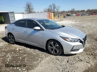 2021 Nissan Sentra SV z VIN 3N1AB8CV1MY255467, wystawiony jako Copart lot #49408465 z przebiegiem 97 187 mil mil oraz Szkoda całkowita • Salvage title. Historia ofert i sprzedaży dostępna na DreamBid. Obrazek 4.
