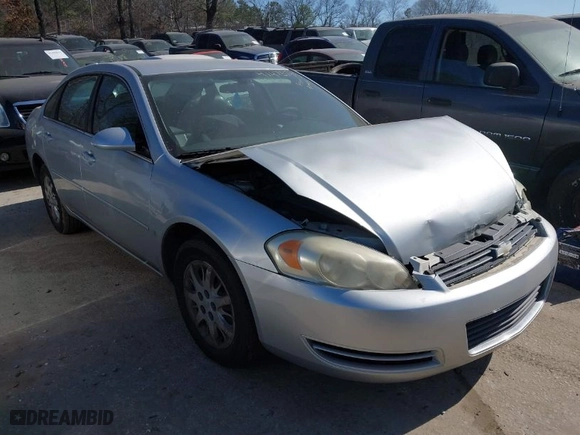 2007 Chevrolet Impala Police Pkg Police Pkg 9C1 with VIN 2G1WS55R079288135, listed as a IAAI auction lot 41475745 with 104,049 mi miles. Bid and sale history available at carsss.com. Image 1.