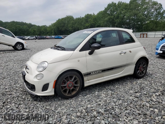 2013 FIAT 500 Abarth with VIN 3C3CFFFH5DT691194, listed as a Copart auction lot 63560255 with 101,545 mi miles and Clean title. Bid and sale history available at DreamBid. Image 1.