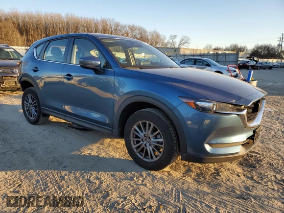 2021 Mazda CX-5 Sport with VIN JM3KFABMXM1313156, listed as a Copart auction lot 41365285 with 42,828 mi miles and Salvage Title. Bid and sale history available at carsss.com. Image 4.