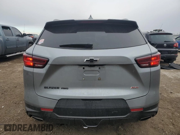 2024 Chevrolet Blazer RS with VIN 3GNKBKRS5RS145213, listed as a Copart auction lot 84481814 with 38,175 mi miles and Salvage title. Bid and sale history available at DreamBid. Image 6.