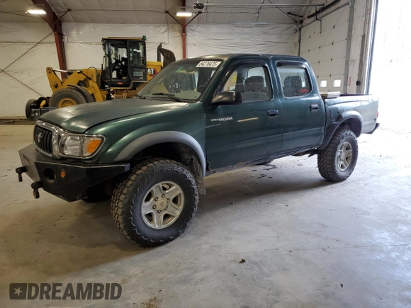 2001 Toyota Tacoma with VIN 5TEHN72N41Z857915, listed as a Copart auction lot 54276475 with 189,022 mi miles and Clean Title. Bid and sale history available at carsss.com. Image 1.