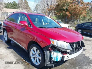 2012 Lexus RX with VIN 2T2ZK1BAXCC076487, listed as a IAAI auction lot 41881717 with 232,742 mi miles. Bid and sale history available at carsss.com. Image 1.