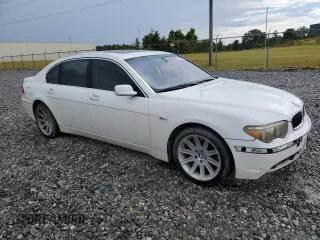 2004 BMW 7 Series 745Li with VIN WBAGN63494DS47871, listed as a Copart auction lot 60128164 with Not provided miles and Salvage title. Bid and sale history available at DreamBid. Image 4.