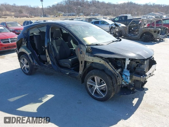 2021 Honda HR-V EX with VIN 3CZRU6H54MM728819, listed as a IAAI auction lot 41685131 with 18,091 mi miles. Bid and sale history available at carsss.com. Image 1.