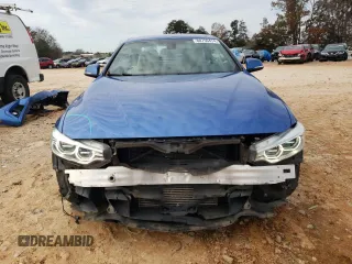 2015 BMW 4 Series 435i with VIN WBA3T3C58FP738896, listed as a Copart auction lot 80750474 with 105,430 mi miles and Salvage Title. Bid and sale history available at carsss.com. Image 5.