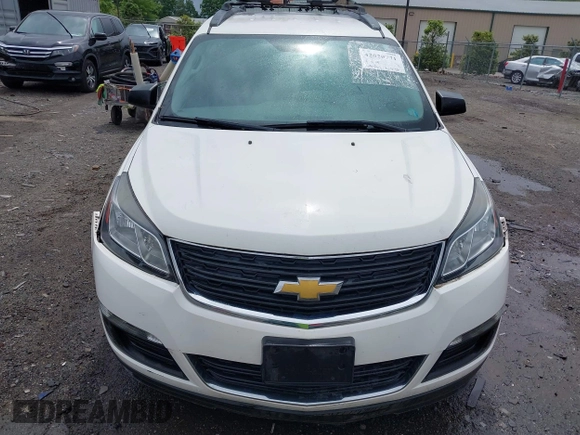 2015 Chevrolet Traverse LS z VIN 1GNKVFED4FJ197970, wystawiony jako IAAI lot #42020771 z przebiegiem 128 876 mil mil oraz . Historia ofert i sprzedaży dostępna na DreamBid. Obrazek 12.