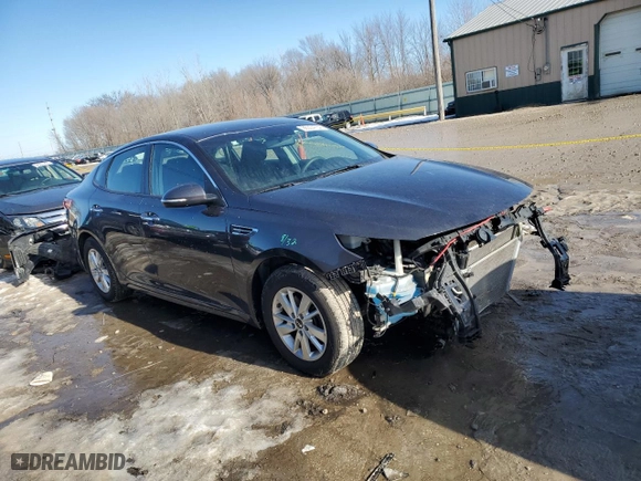 2018 Kia Optima LX with VIN KNAGT4L35J5233134, listed as a Copart auction lot 86304754 with 67,415 mi miles and Salvage Title. Bid and sale history available at carsss.com. Image 4.