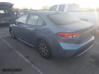 2020 Toyota Corolla Hybrid LE with VIN JTDEBRBE7LJ013114, listed as a IAAI auction lot 41757795 with 109,333 mi miles. Bid and sale history available at carsss.com. Image 3.