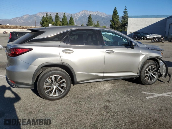 2022 Lexus RX with VIN 2T2AZMAA3NC249281, listed as a Copart auction lot 79829094 with 20,748 mi miles and Salvage Title. Bid and sale history available at carsss.com. Image 3.