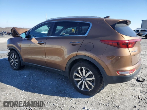 2019 Kia Sportage EX with VIN KNDPNCAC6K7576793, listed as a Copart auction lot 87882005 with 44,707 mi miles and Salvage Title. Bid and sale history available at carsss.com. Image 2.