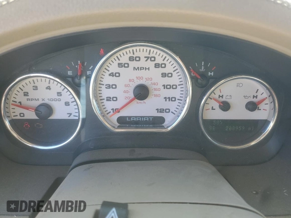 2006 Ford F-150 XLT with VIN 1FTPW125X6KB28223, listed as a Copart auction lot 47601075 with 208,959 mi miles and Salvage Title. Bid and sale history available at carsss.com. Image 9.