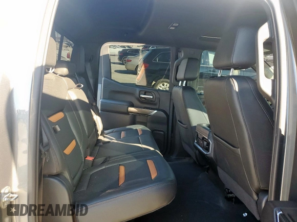 2021 GMC Sierra 1500 AT4 with VIN 3GTP9EED7MG366035, listed as a Copart auction lot 46640235 with 51,547 mi miles and Salvage Title. Bid and sale history available at carsss.com. Image 10.