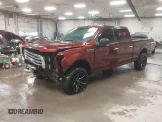 2017 Ford F-150 XL with VIN 1FTFW1EF0HFA15361, listed as a IAAI auction lot 41475384 with 94,736 mi miles and . Bid and sale history available at DreamBid. Image 2.