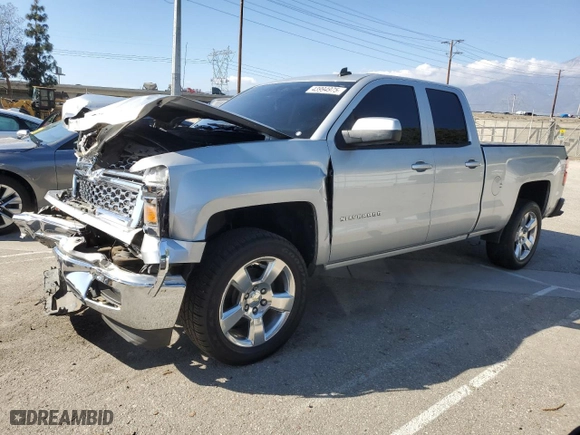 2014 Chevrolet Silverado 1500 LT with VIN 1GCRCREC0EZ354240, listed as a Copart auction lot 43994975 with 126,185 mi miles and Salvage Title. Bid and sale history available at carsss.com. Image 1.