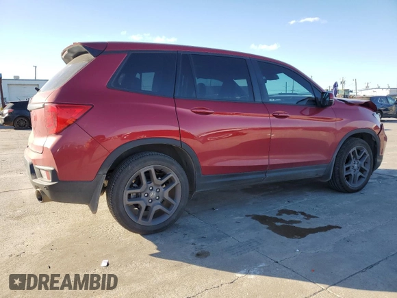 2022 Honda Passport EX-L z VIN 5FNYF7H52NB001315, wystawiony jako Copart lot #42334415 z przebiegiem 64 377 mil mil oraz Czysty tytuł • Clean title. Historia ofert i sprzedaży dostępna na DreamBid. Obrazek 3.