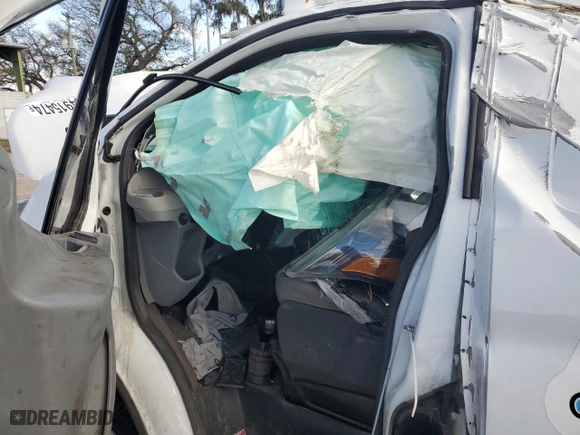 2017 Ford Transit Van with VIN 1FTYE1YM3HKA59464, listed as a Copart auction lot 84915474 with 0 mi miles and Salvage Title. Bid and sale history available at carsss.com. Image 7.