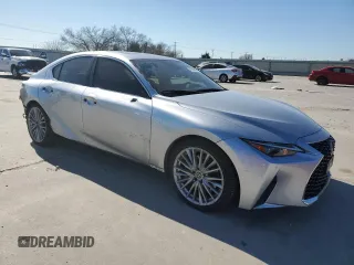 2022 Lexus IS with VIN JTHDA1D25N5119803, listed as a Copart auction lot 41886005 with 46,603 mi miles and Salvage Title. Bid and sale history available at carsss.com. Image 4.
