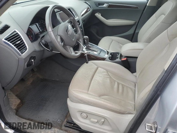 2012 Audi Q5 Premium with VIN WA1CFAFP1CA116306, listed as a Copart auction lot 53189945 with 138,420 mi miles and Salvage title. Bid and sale history available at DreamBid. Image 7.