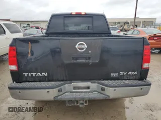 2012 Nissan Titan S with VIN 1N6AA0EC5CN320679, listed as a Copart auction lot 43398135 with 219,604 mi miles and Salvage Title. Bid and sale history available at carsss.com. Image 6.