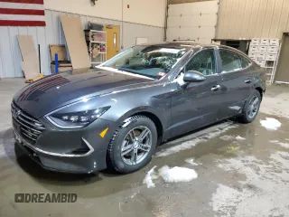 2023 Hyundai Sonata Hybrid SEL with VIN KMHL34JJ9PA079543, listed as a Copart auction lot 89243435 with 9,296 mi miles and Salvage Title. Bid and sale history available at carsss.com. Image 1.