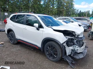 2022 Subaru Forester Special Sports with VIN JF2SKAJC9NH418813, listed as a IAAI auction lot 42352524 with 47,959 mi miles and . Bid and sale history available at DreamBid. Image 1.