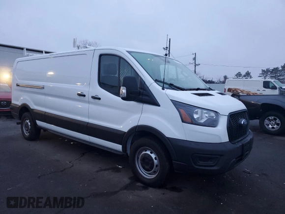 2024 Ford Transit Cargo with VIN 1FTBR1Y88RKA95648, listed as a Copart auction lot 84110294 with 3,725 mi miles and Salvage title. Bid and sale history available at DreamBid. Image 4.