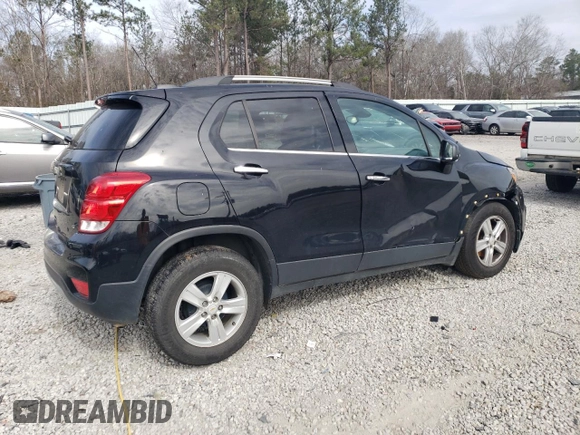 2020 Chevrolet Trax LT with VIN KL7CJLSB5LB065037, listed as a Copart auction lot 47622565 with 155,331 mi miles and Salvage Title. Bid and sale history available at DreamBid. Image 3.