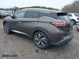 2015 Nissan Murano SL with VIN 5N1AZ2MG8FN284191, listed as a IAAI auction lot 41238481 with 83,902 mi miles. Bid and sale history available at carsss.com. Image 3.