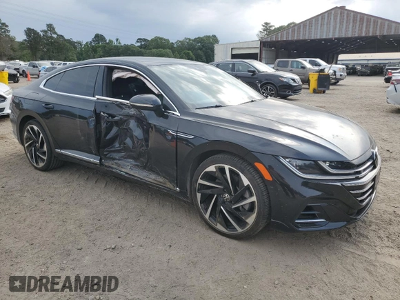 2023 Volkswagen Arteon SEL Premium R-Line with VIN WVWTR7AN4PE001607, listed as a Copart auction lot 57520055 with 42,705 mi miles and Salvage title. Bid and sale history available at DreamBid. Image 4.
